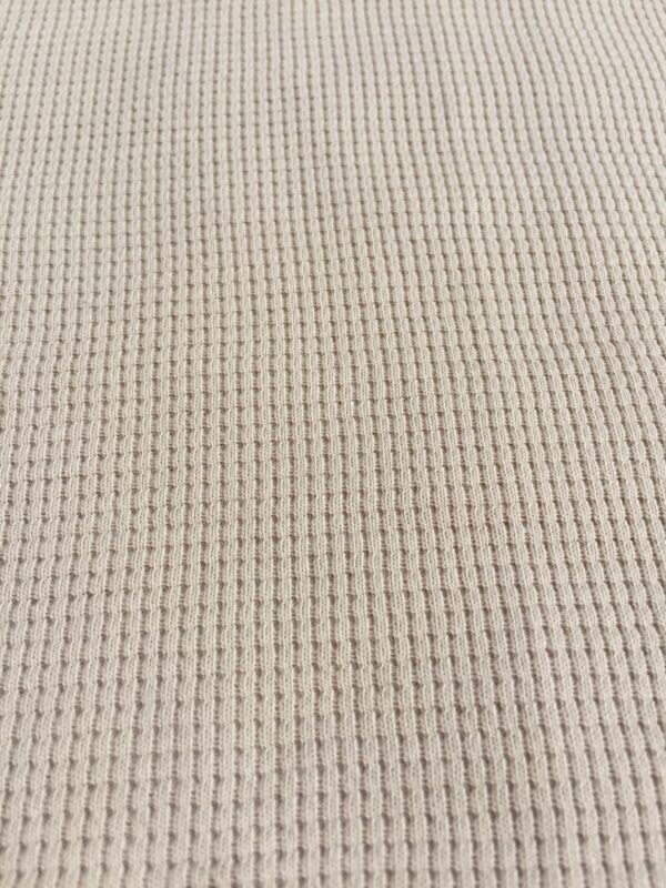 Waffelstrick Jersey «Sand»