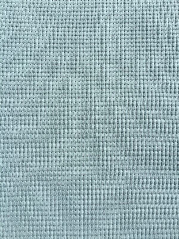 Waffelstrick Jersey «Meergrün»