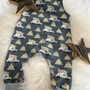 Latzhose «Driving Home for Christmas» Grösse 68/74