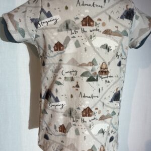 Rib-Shirt Kurzarm «Adventure» Grösse 104