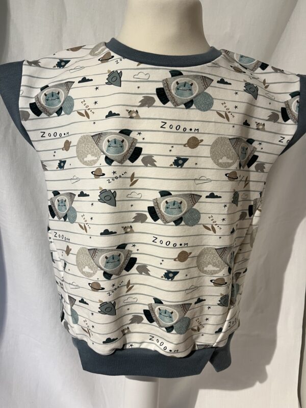 Sommer Shirt «Monster Rakete» Grösse 104