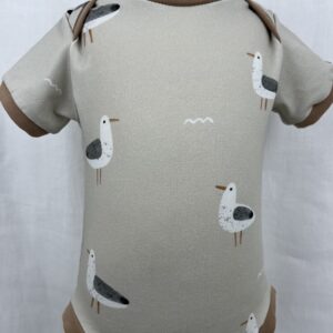 Body Kurzarm «Möwe» Grösse 68