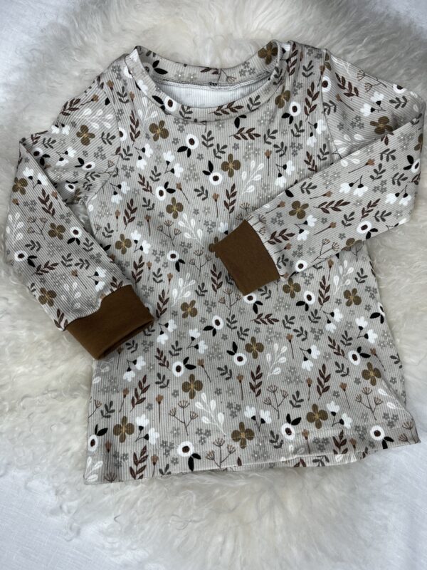 Shirts «Rib-Shirt Langarm - Blumenliebe» Grösse 98