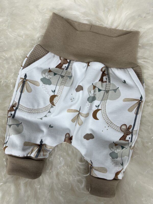 Pants mit Taschensack «Maus über den Wolken - Café» Grösse 50