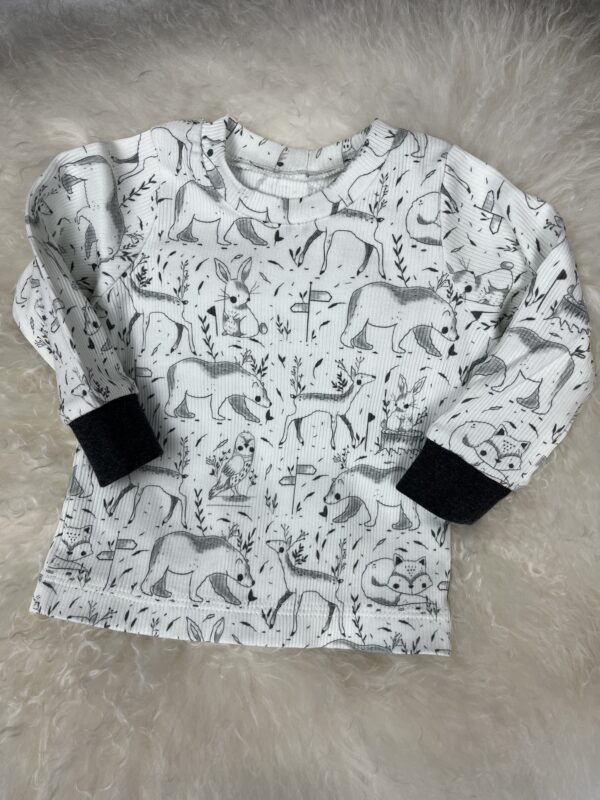 Shirts «Rib-Shirt Langarm - Waldtiere» Grösse 74