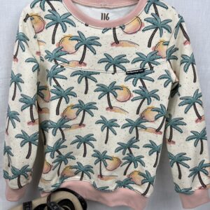 Pullover «Pullover mit Teilung - Sommerparadies» Grösse 116