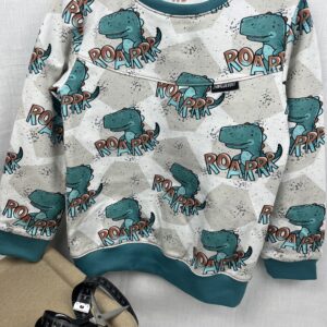 Pullover «Pullover mit Teilung - Dino Cool» Grösse 110