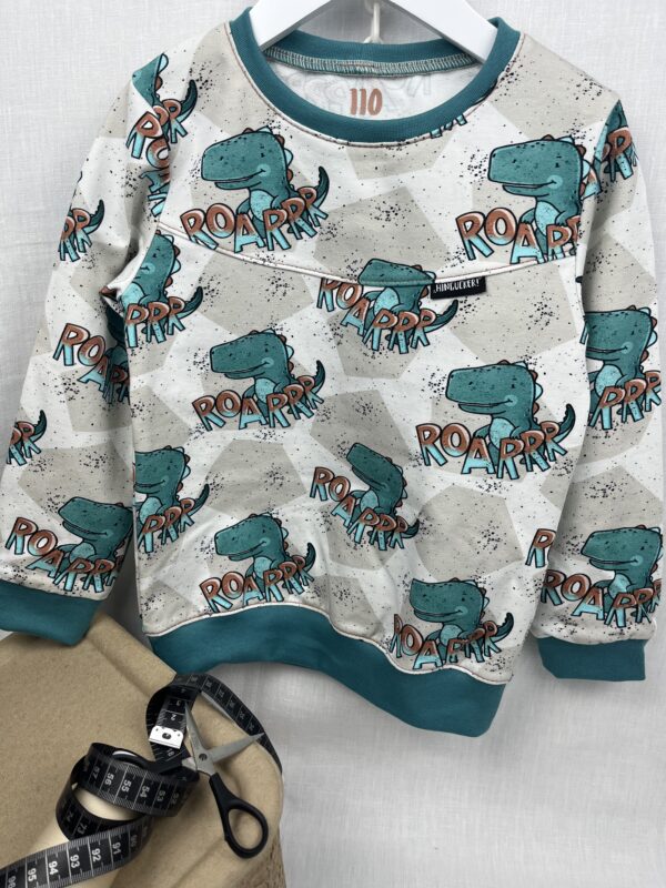Pullover «Pullover mit Teilung - Dino Cool» Grösse 110