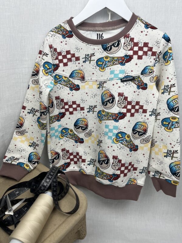 Pullover «Pullover mit Teilung - Little Dude» Grösse 116