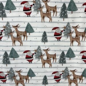 Jersey Motivstoffe «Lieber Santa»