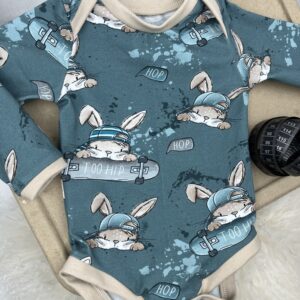 Body «Body Langarm - Hase HIP HOP» Grösse 74