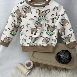 Pullover «Pullover mit Teilung - Rehlina» Grösse 86