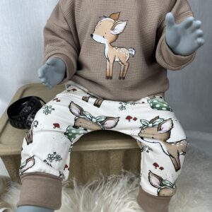 Set «Sweater & Pants mit Taschensack - Rehlina» Grösse 74