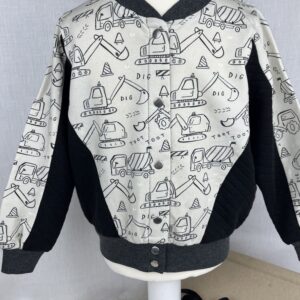 Jacke «College Jacke - Baufahrzeuge» Grösse 92
