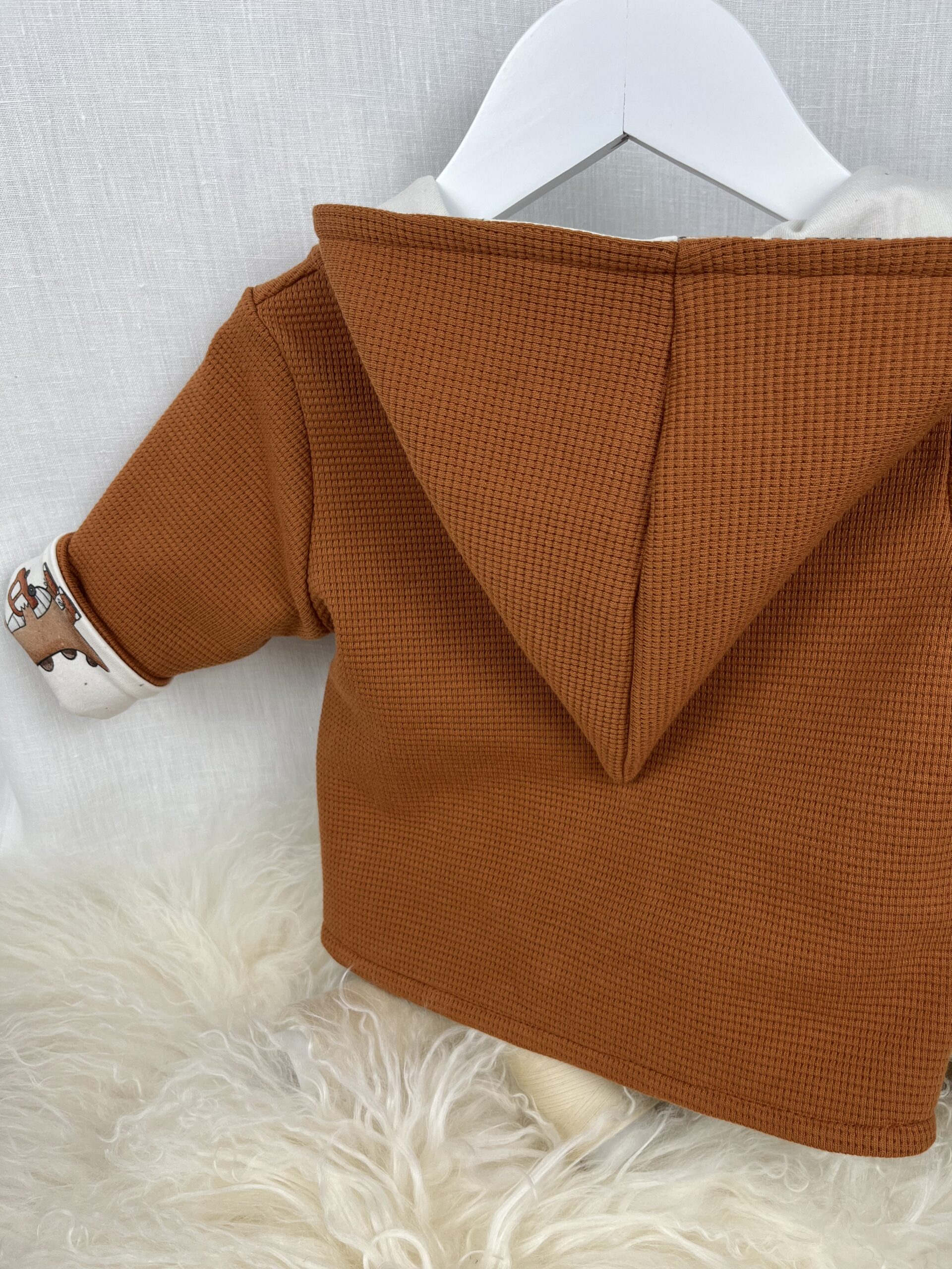 Jacke «Wendejacke mit Zipfelkapuze - kleiner Dino» Grösse 62 – Bild 2