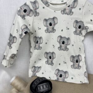 Shirts «Rib-Shirt Langarm - Koalabär» Grösse 86