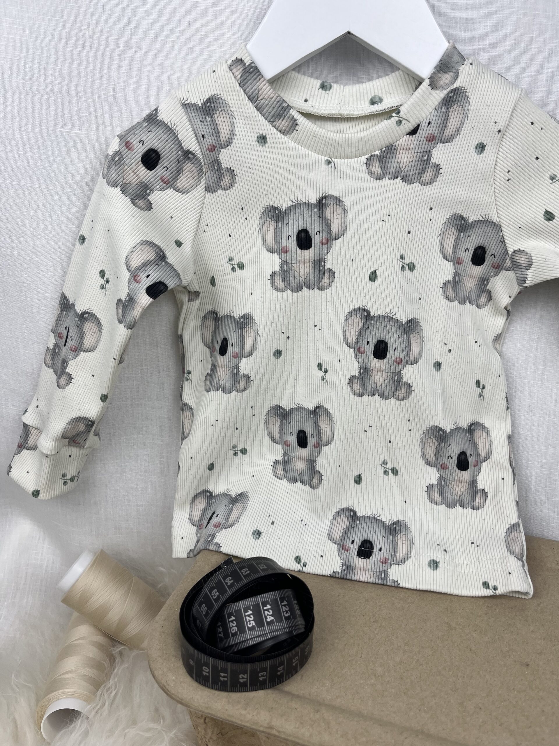 Shirts «Rib-Shirt Langarm - Koalabär» Grösse 86