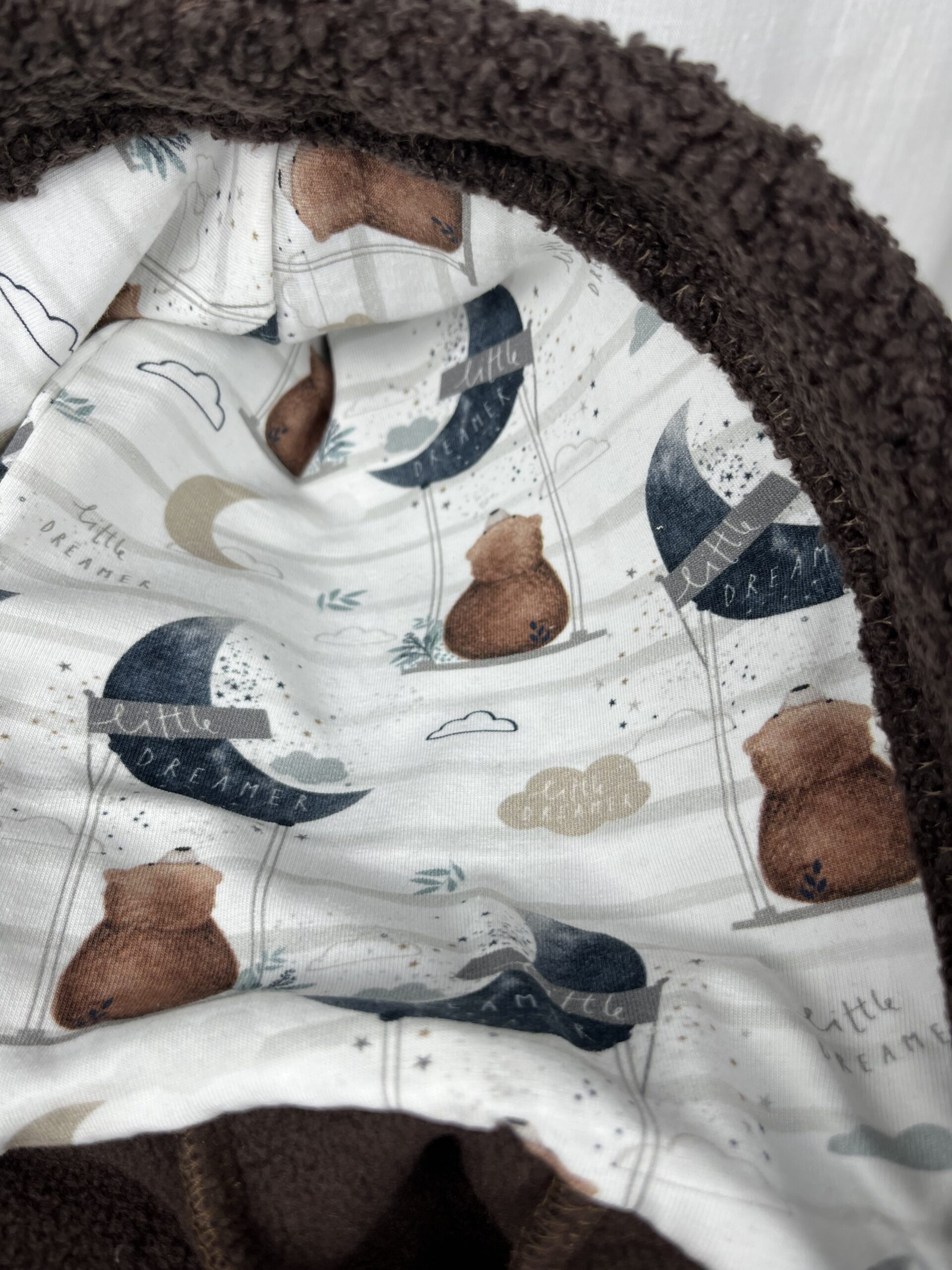 Overall «Teddy-Overall - Mocca mit little Dreamer» Grösse 56 – Bild 2