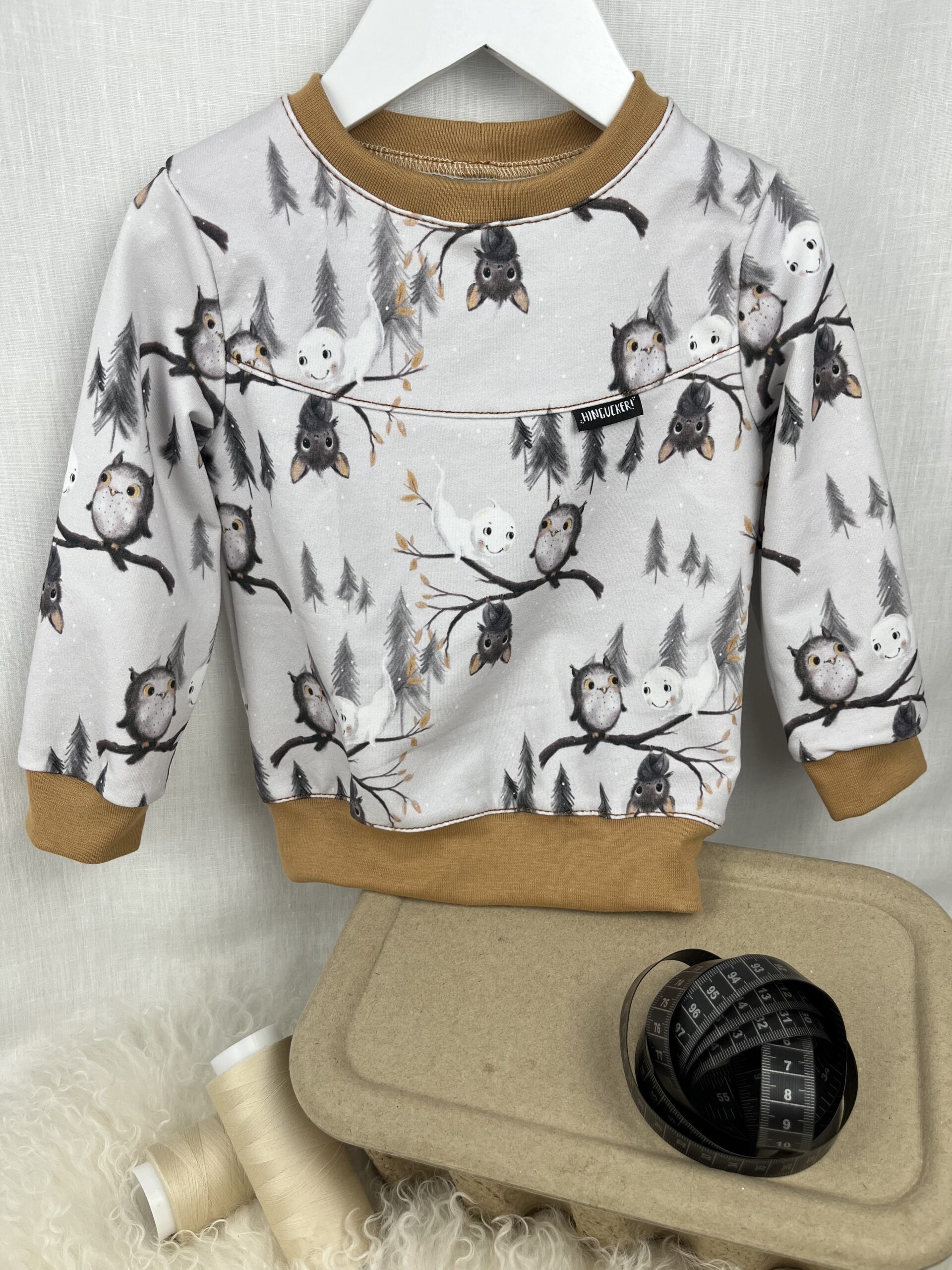 Pullover «Pullover mit Teilung - Waldfreunde» Grösse 92